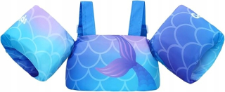 Plavecká vesta morská panna pre deti Váha 14-23 kg